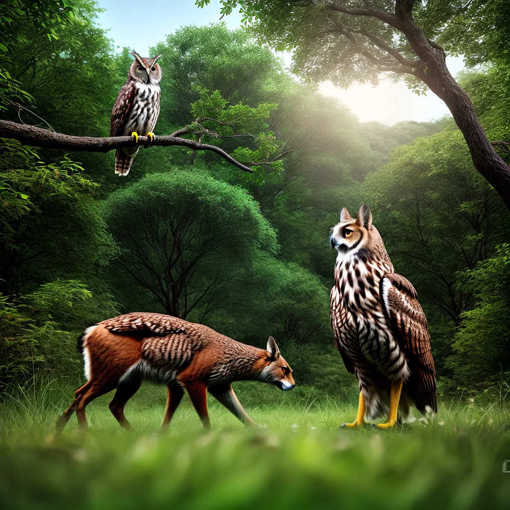 Fotos sonhador floresta animais sabedoria