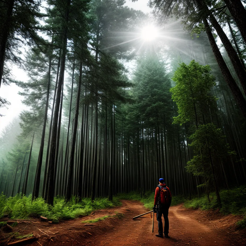 Sonhar com lenhificação: Explorando suas características emocionais 2 Fotos sonhador floresta derrubada lumberjacks balanceamento