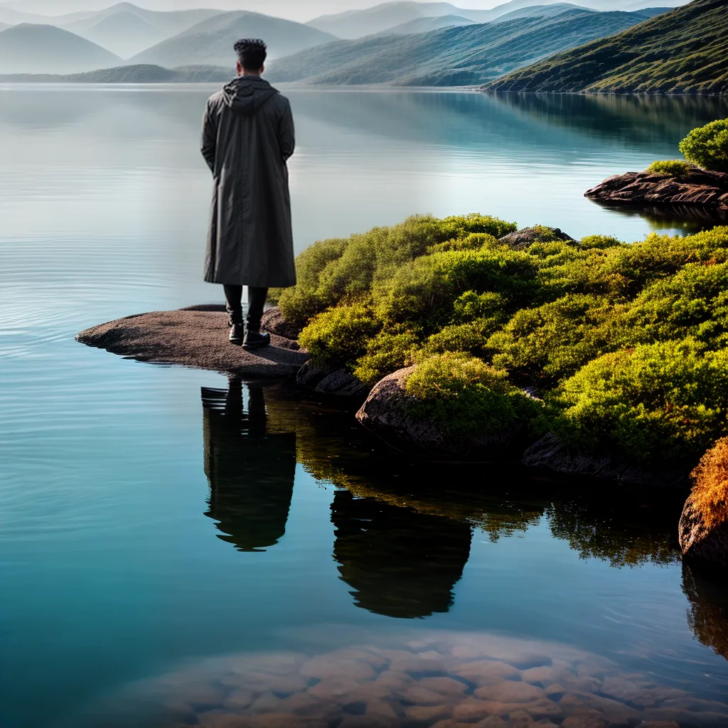 Descubra o Significado de Sonhar com Água: interpretações e simbolismos 5 Fotos sonhador lago azul reflexo paz