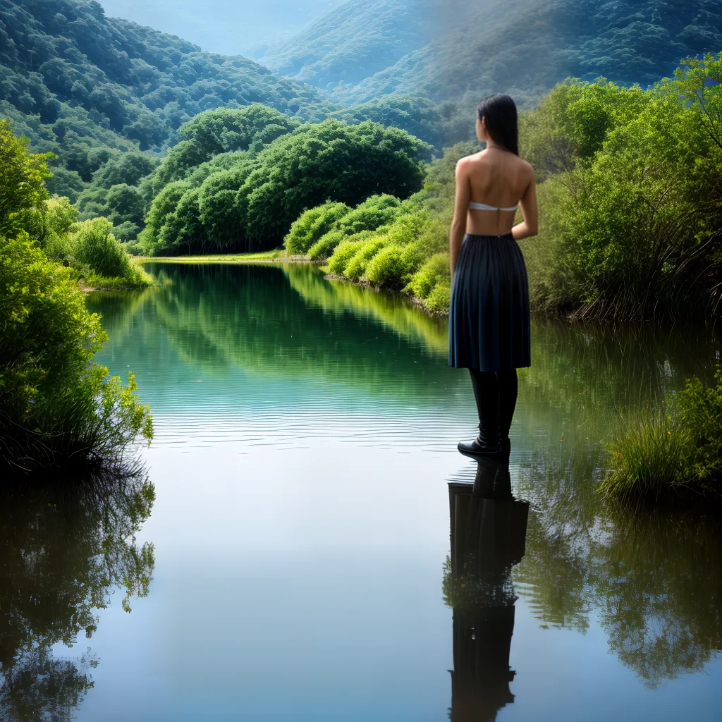 Significado de Sonhar com Água: Revelando Emoções e Sentimentos 4 Fotos sonhador lago reflexao paz