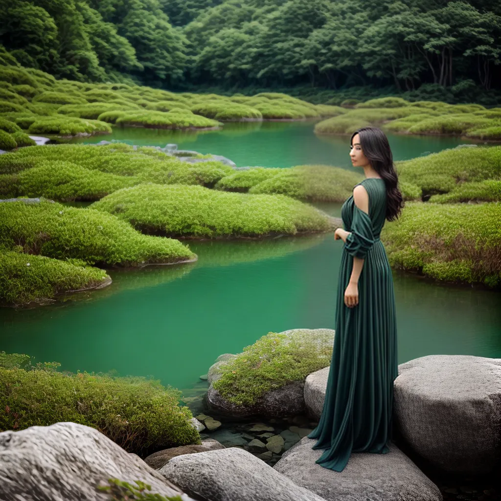 Os Mistérios Escondidos no Significado de Sonhar com Nefrite 2 Fotos sonhador lago verde pedra brilhante