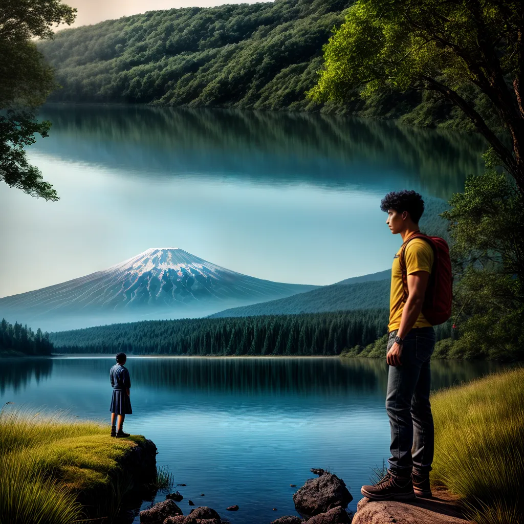 Água, Fogo e Terra: O Que o Significado dos Sonhos com Elementos Indica Sobre Sua Vida? 4 Fotos sonhador lago vulcao elementos