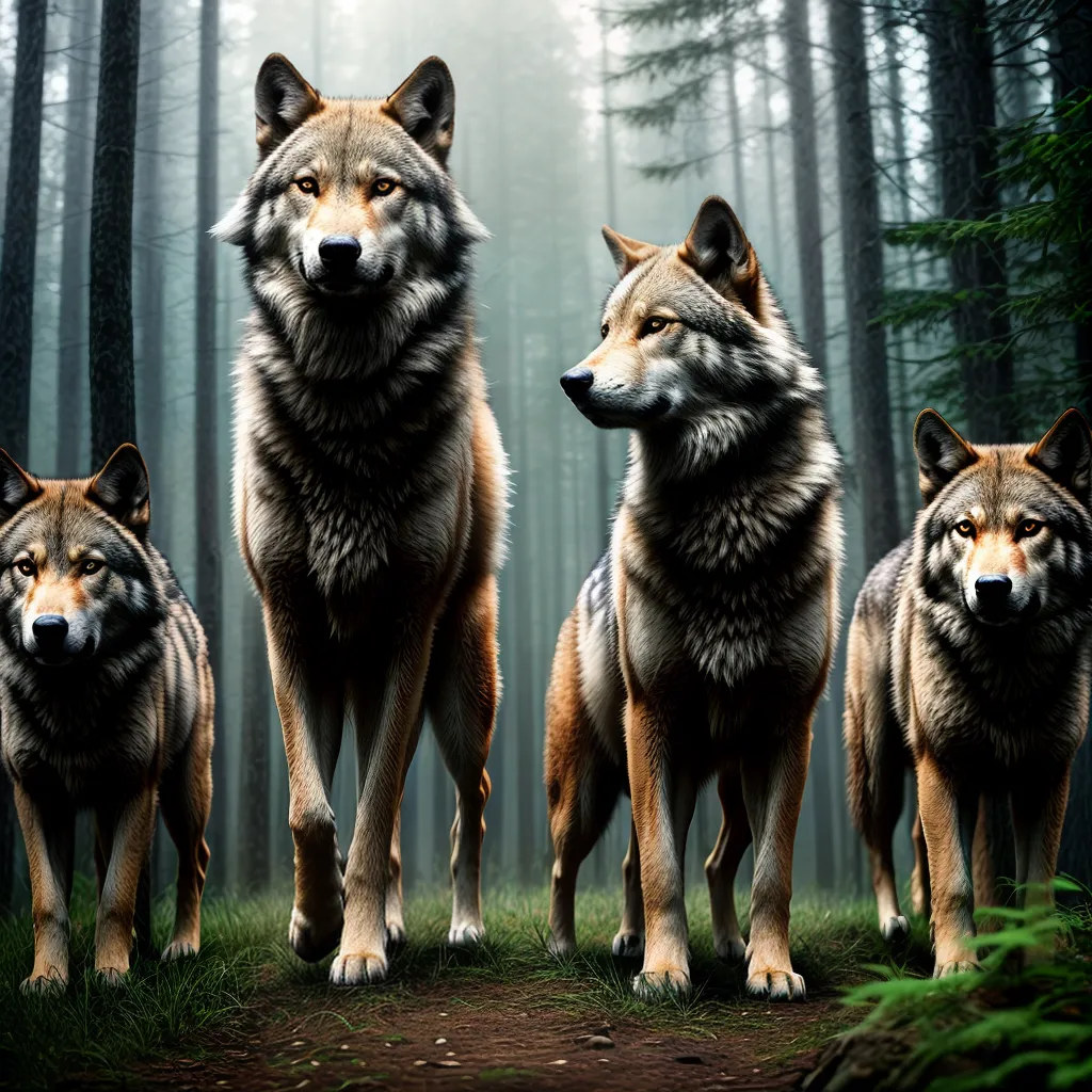Fotos sonhador lobo floresta mensagem