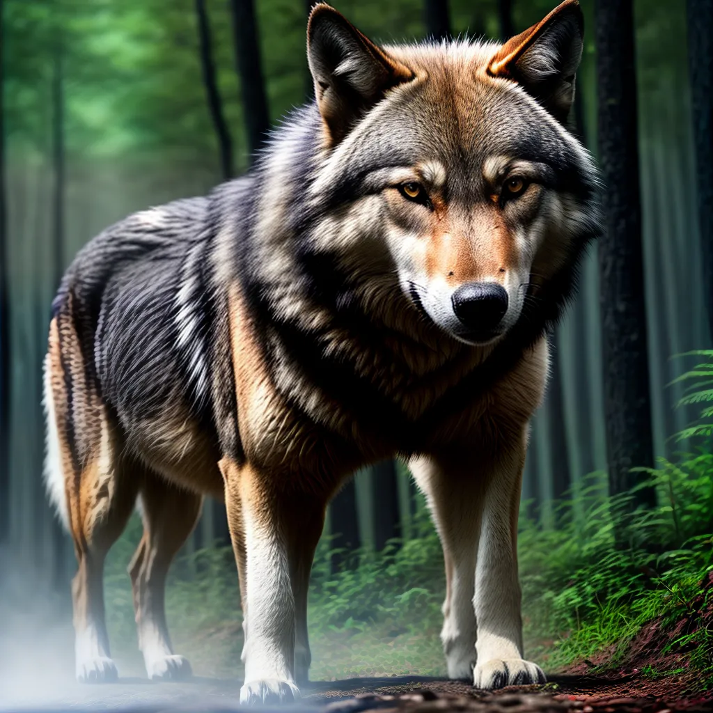 Fotos sonhador lobo lua primordial