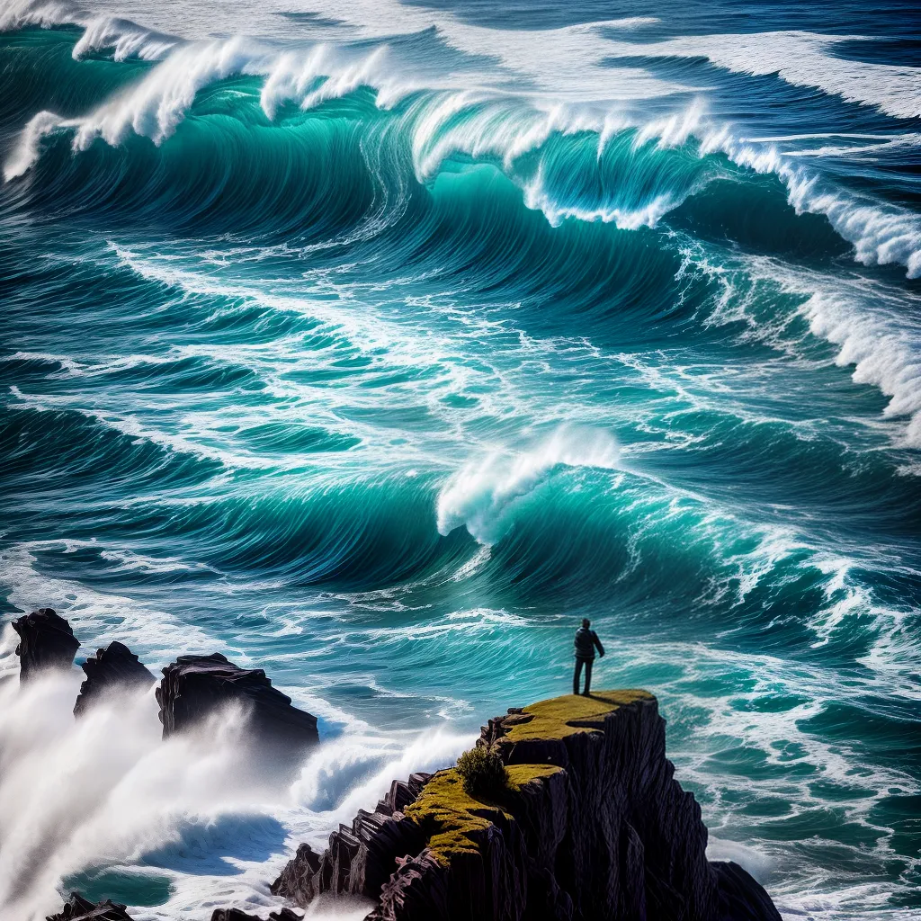 Compreendendo os Sonhos com Agitação e Infinitude 3 Fotos sonhador oceano infinito onda poder
