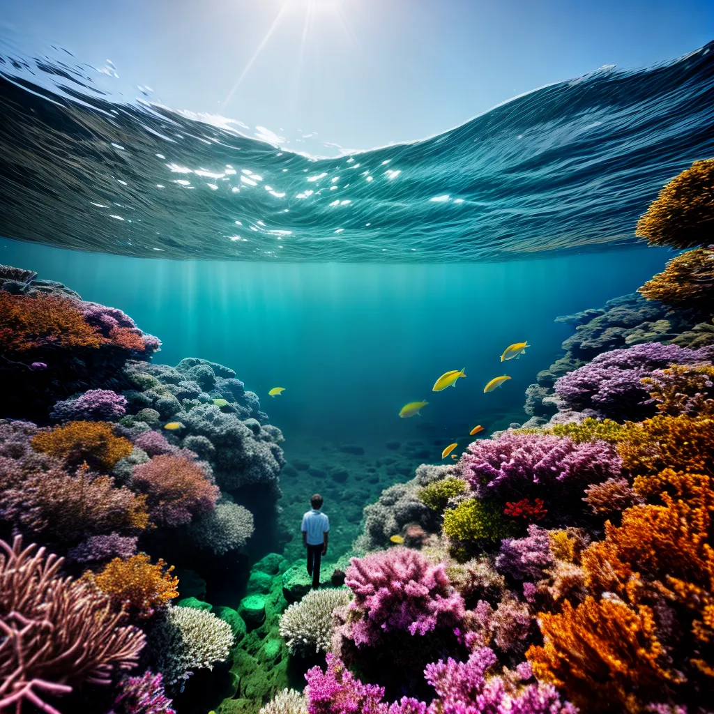 Fotos sonhador oceano peixes descoberta