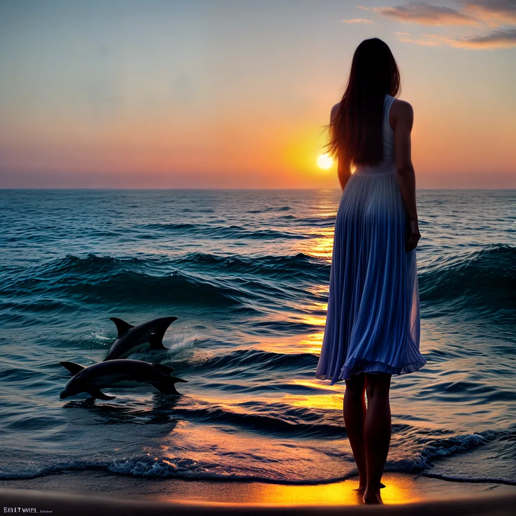 Descubra o Significado dos Sonhos com Água e Suas Variações 3 Fotos sonhador oceano por do sol golfinhos