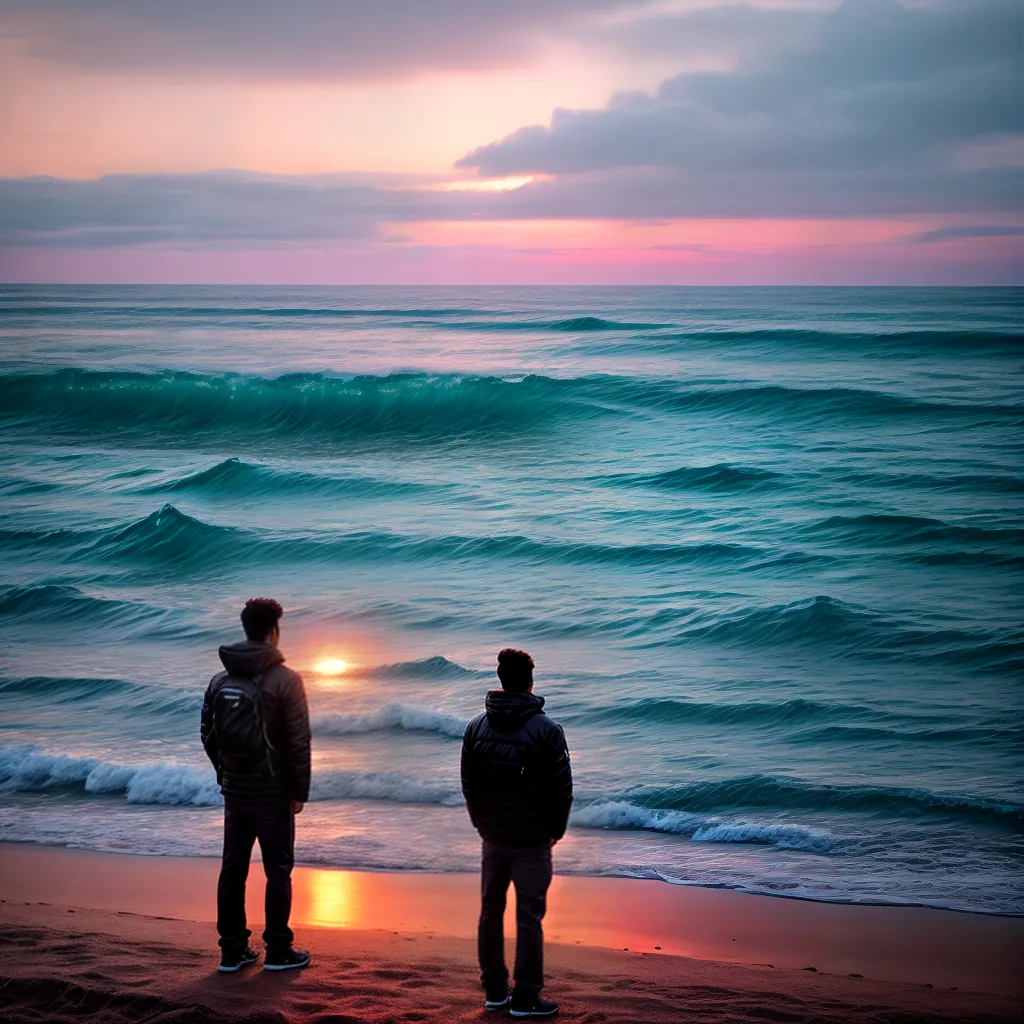 Fotos sonhador oceano por do sol