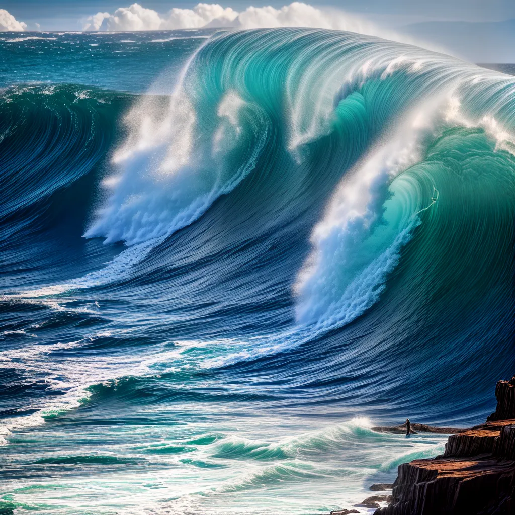 Mistérios Aquáticos: Descubra o que Significa Sonhar com Ondas e Correntezas 5 Fotos sonhador onda poderosa delfins