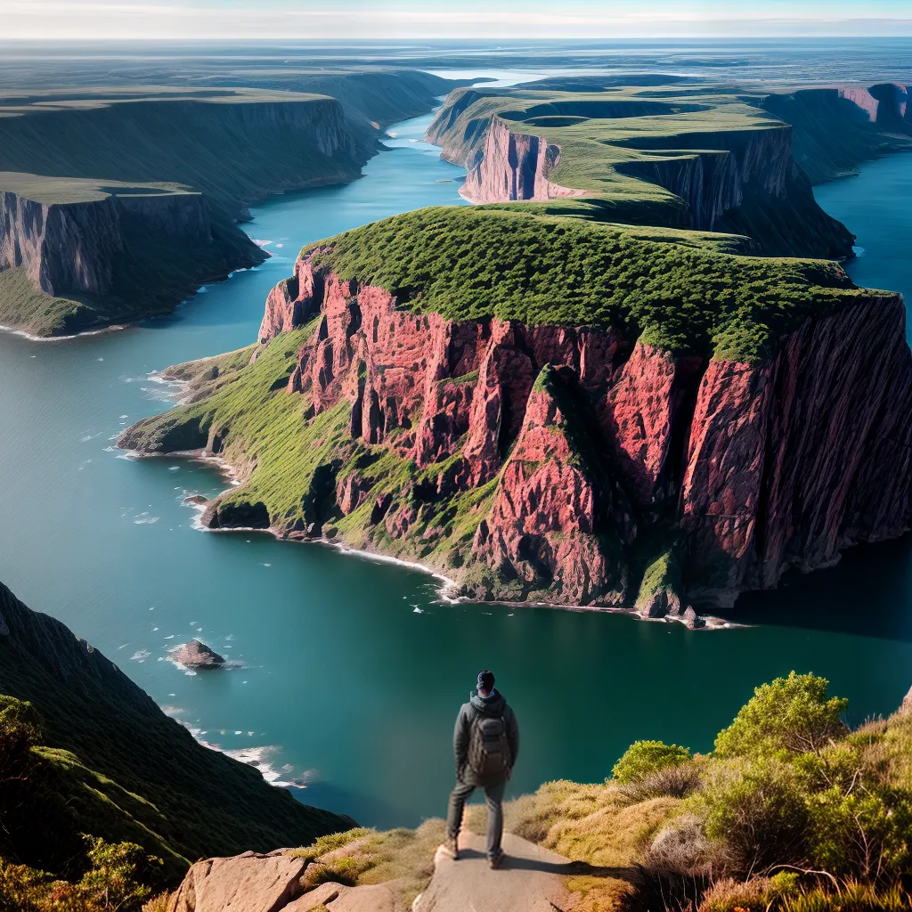 Fotos sonhador pensativo paisagem precavido