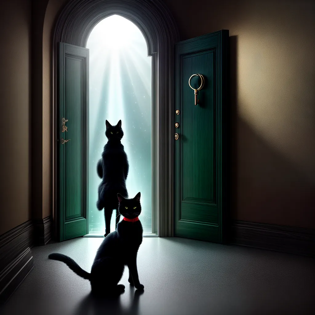 Descubra o Verdadeiro Significado dos Sonhos com Eventos Inesperados 3 Fotos sonhador porta gato luz paisagem