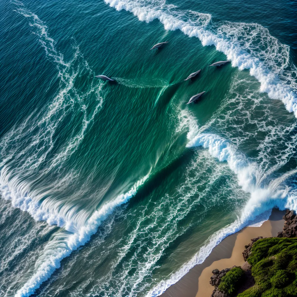Completo para Interpretar Sonhos: Significado de Sonhar com Animais Marinhos 4 Fotos sonhador praia golfinhos alegria