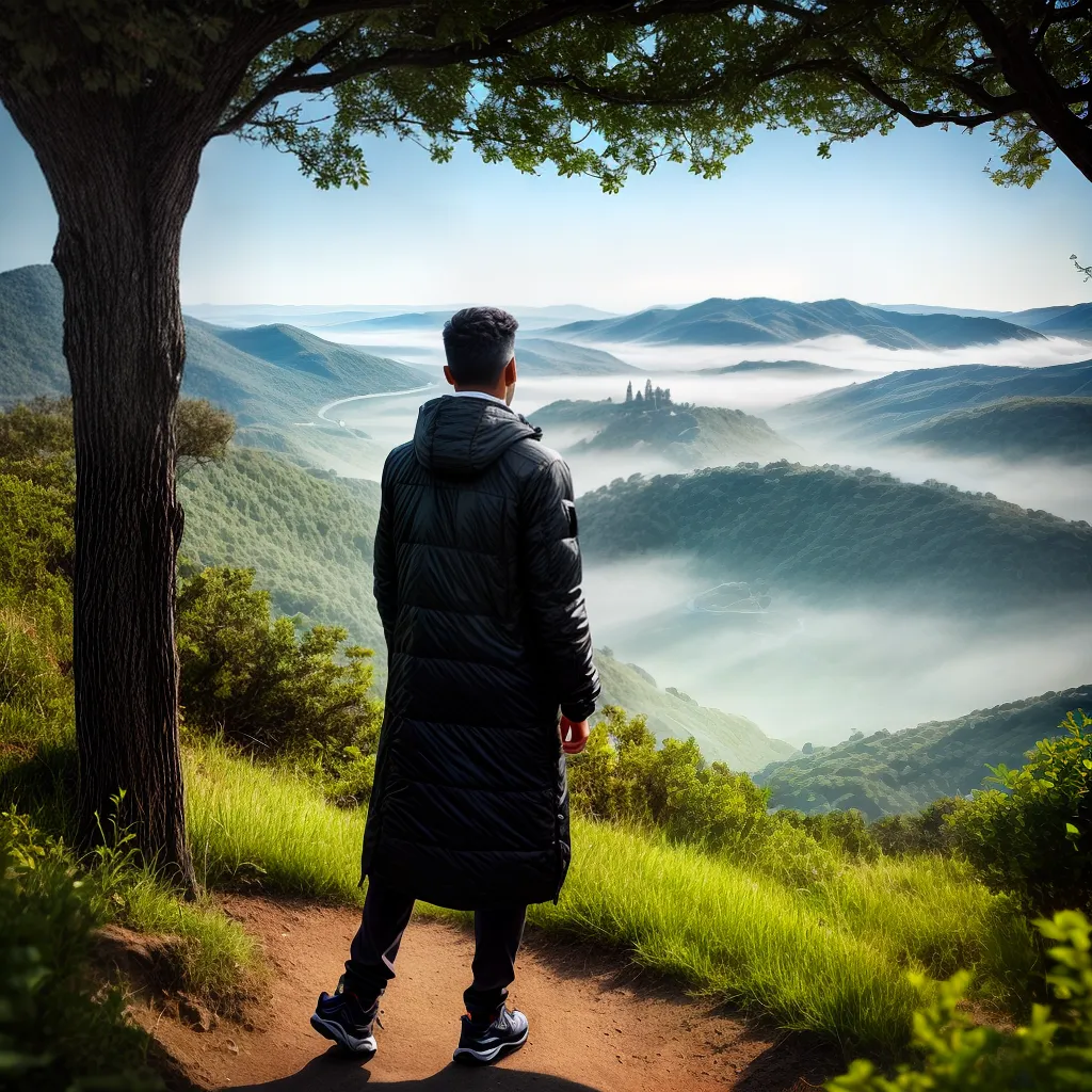 Descubra o Significado de Sonhar com Realização em Roteiros Turísticos 3 Fotos sonhador topo montanha vista vila