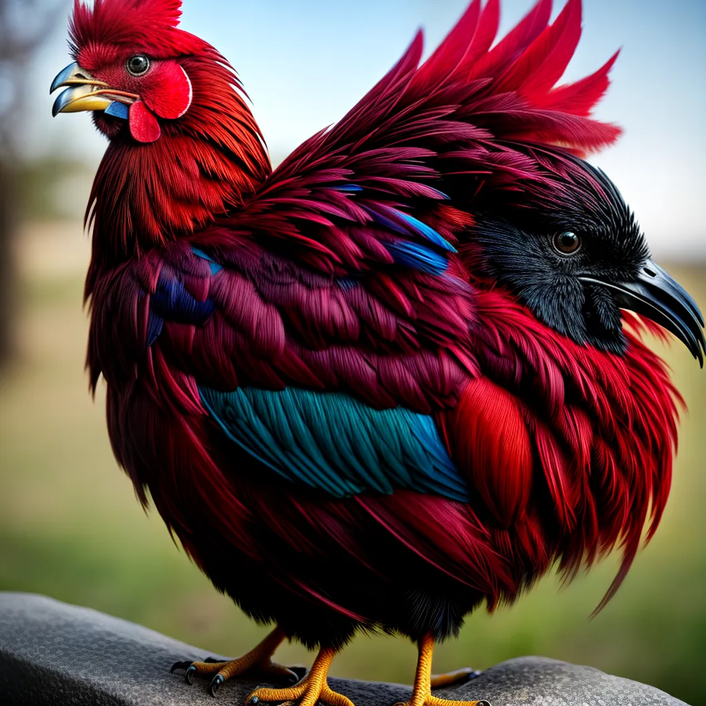 Fotos sonhar galo comb vermelho olhos penacho