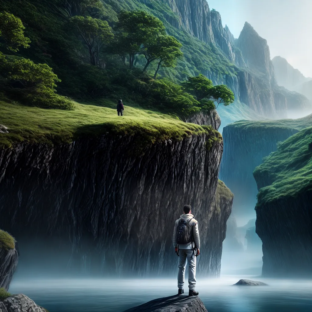 O Lado Oculto dos Sonhos: Desvende o Significado Esotérico 2 Fotos sonho abismo paisagem misterio