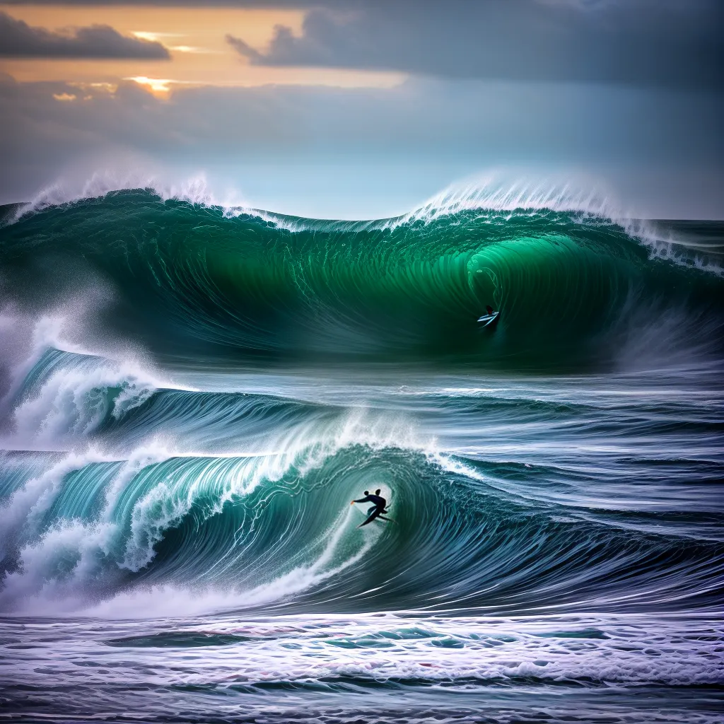 Fotos sonho aguas turbulentas tempestade oceano