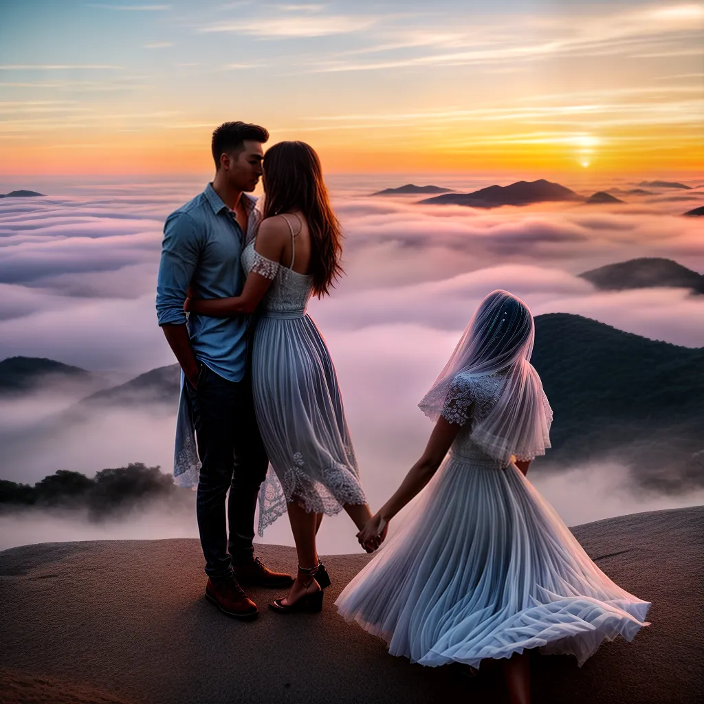 Fotos sonho amor silhueta por do sol
