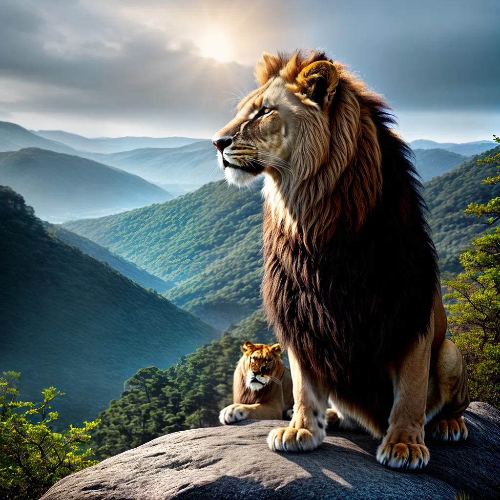 Significados de Sonhar com Animais Selvagens. 4 Fotos sonho animais selvagens leao poder rocha