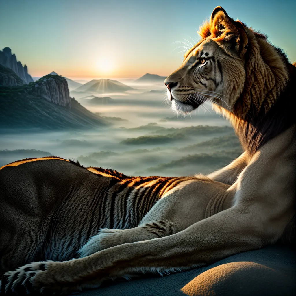 Fotos sonho animais selvagens pensamento