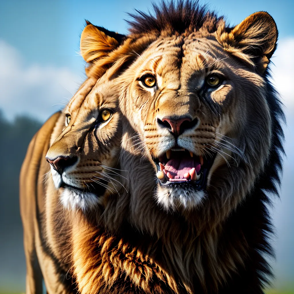 Fotos sonho animal selvagem leao medo awe