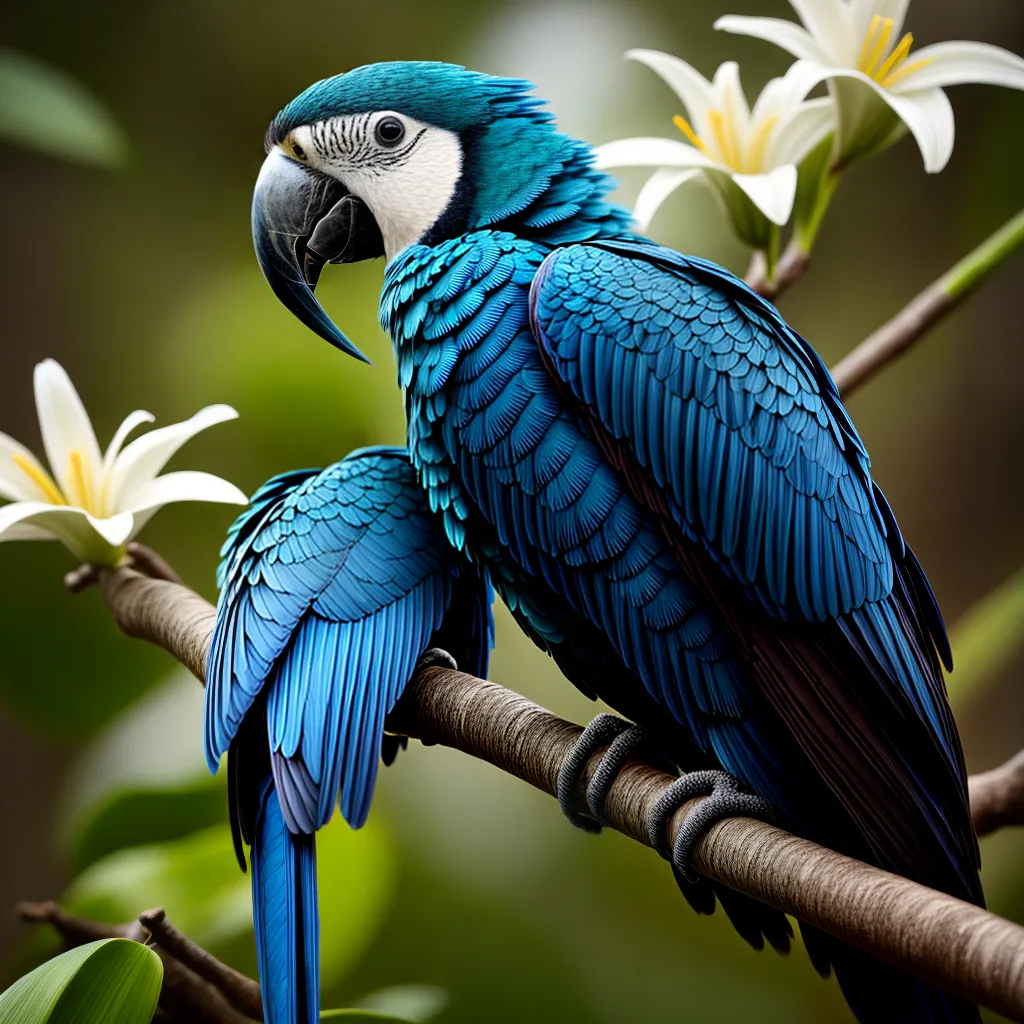 Fotos sonho arara azul lirios campo