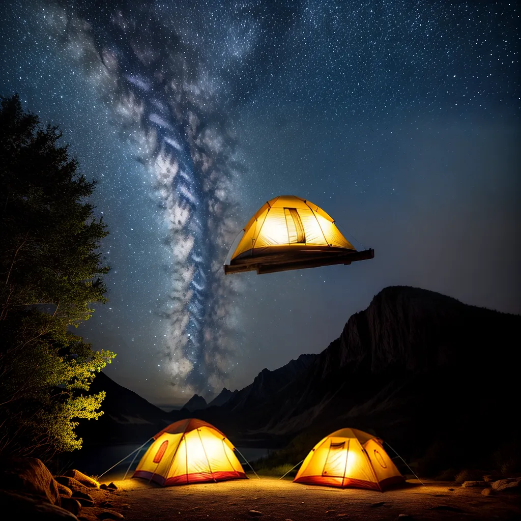 A conexão entre sonhos e aventuras ao ar livre: entenda o significado 5 Fotos sonho aventura acampamento estrelas 2