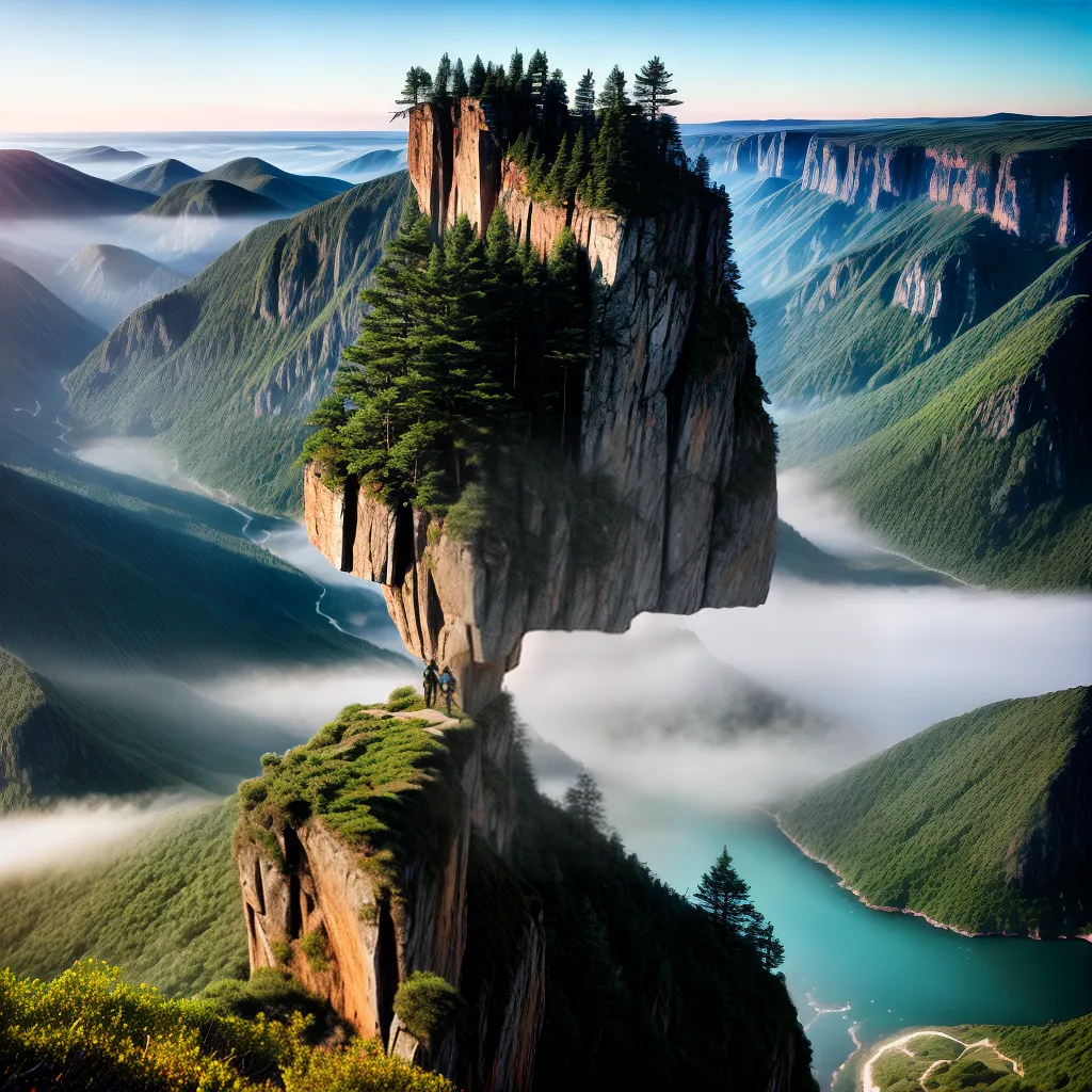 Fotos sonho aventura trilha abismo