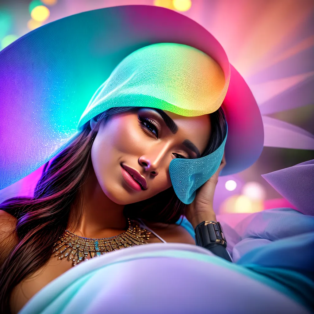 Qual é o Significado de Sonhar com Videoclipes na Vida Noturna? 2 Fotos sonho balada colorida cama