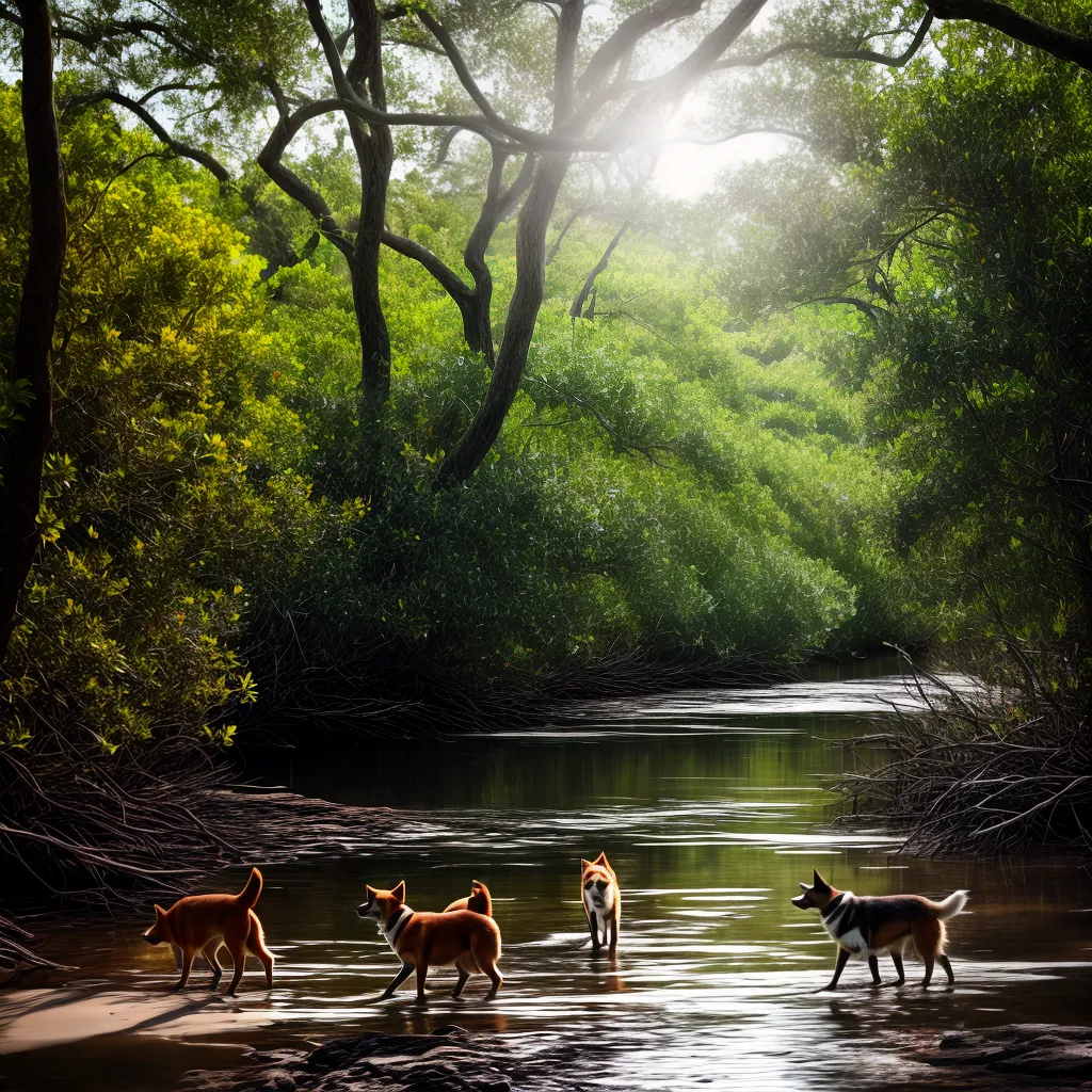 Fotos sonho cachorros mangue pintura