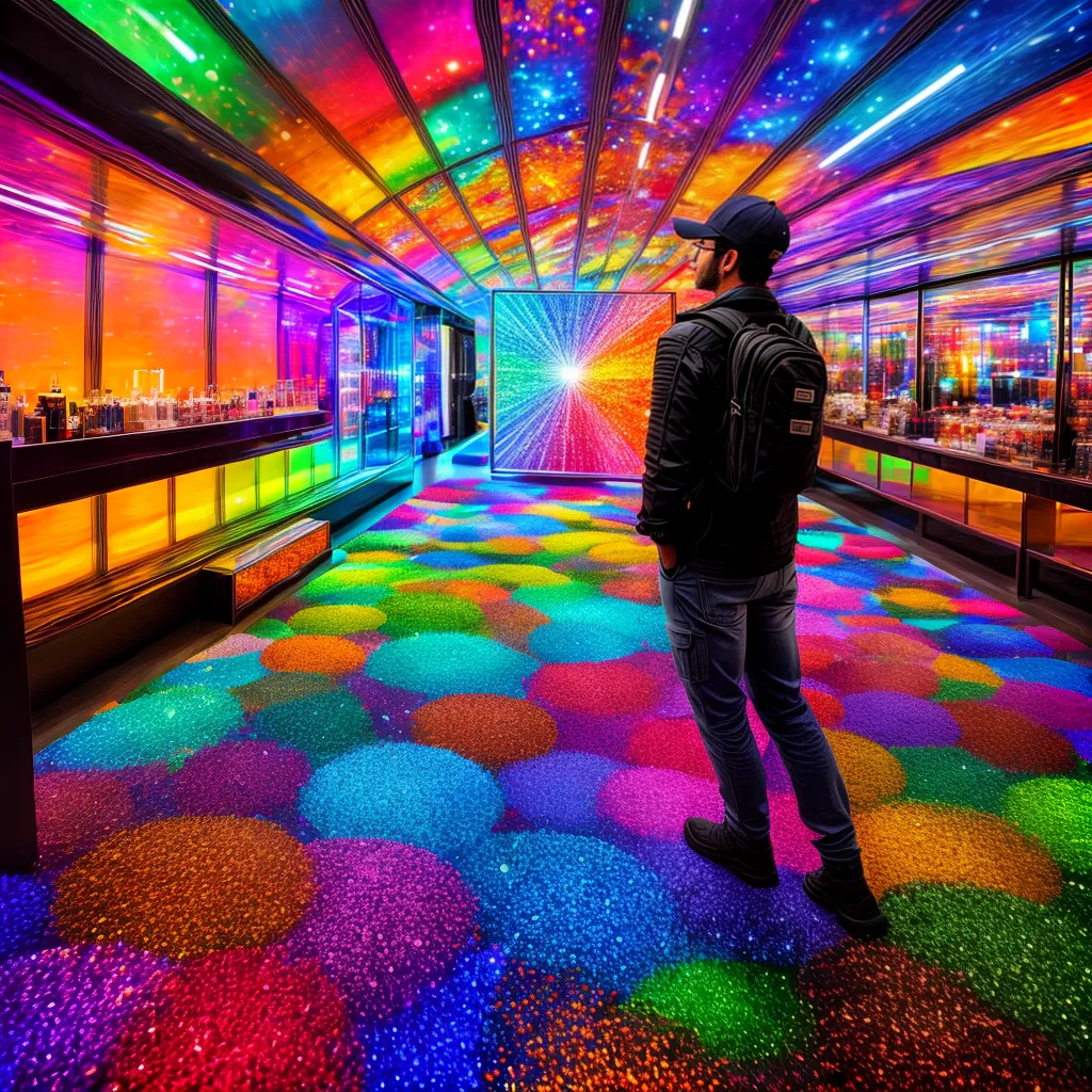 Caleidoscópio dos Sonhos: Qual o significado de sonhar com espelhos coloridos? 2 Fotos sonho caleidoscopio reflexos cores
