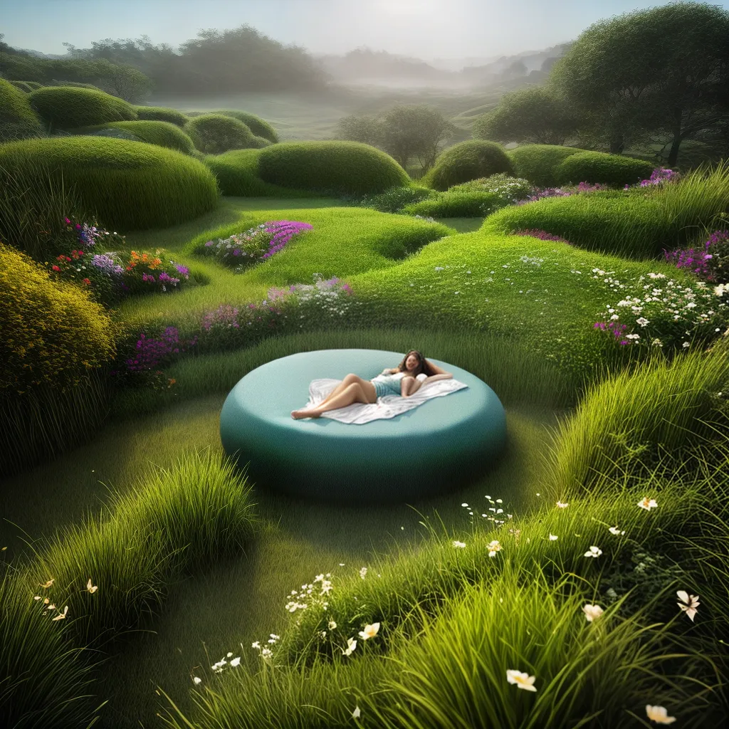 Desvendando o Mistério: Carrapatos, Vermes e Algas no Mundo dos Sonhos 3 Fotos sonho cama grama flores bolha