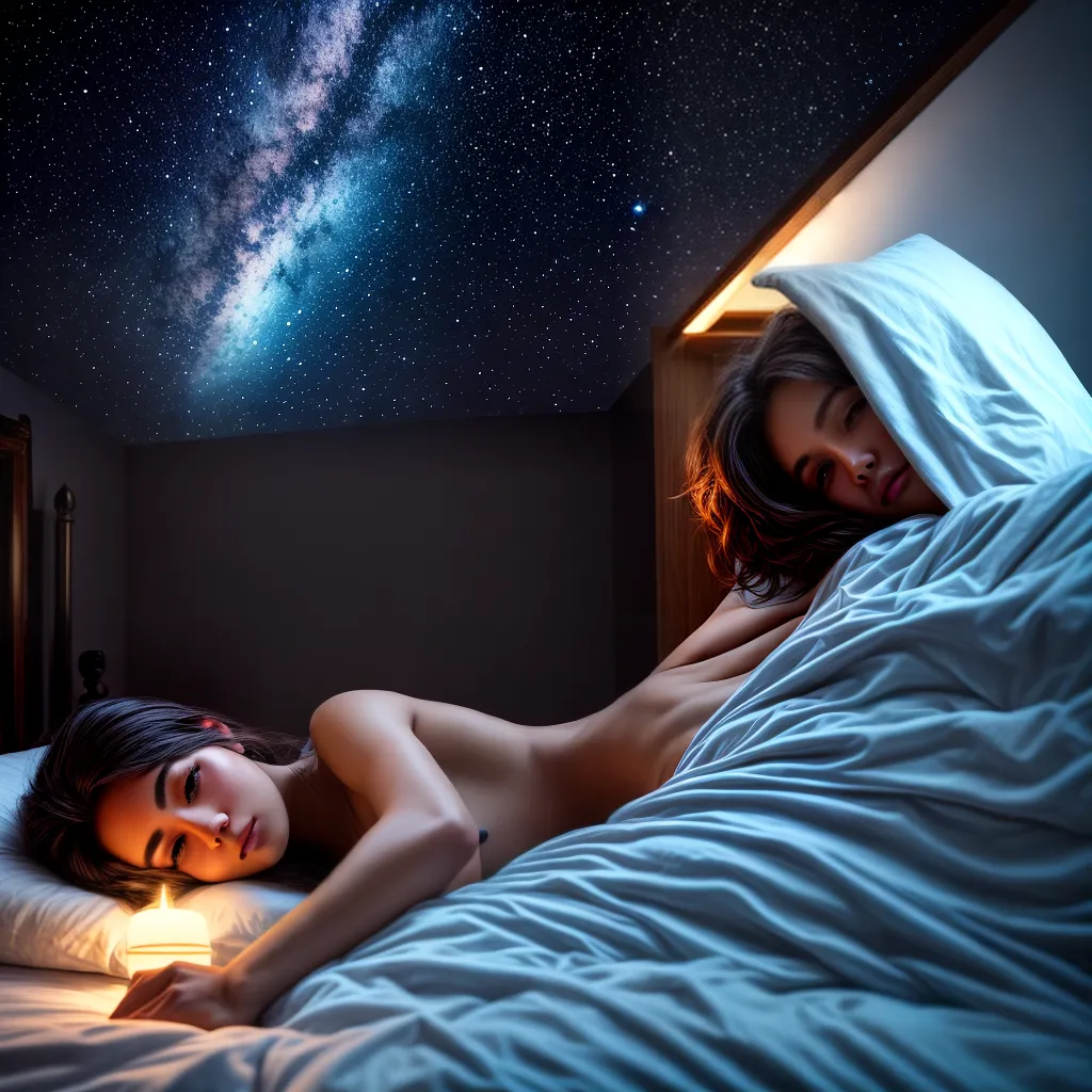 Fotos sonho cama simbolos estrelas