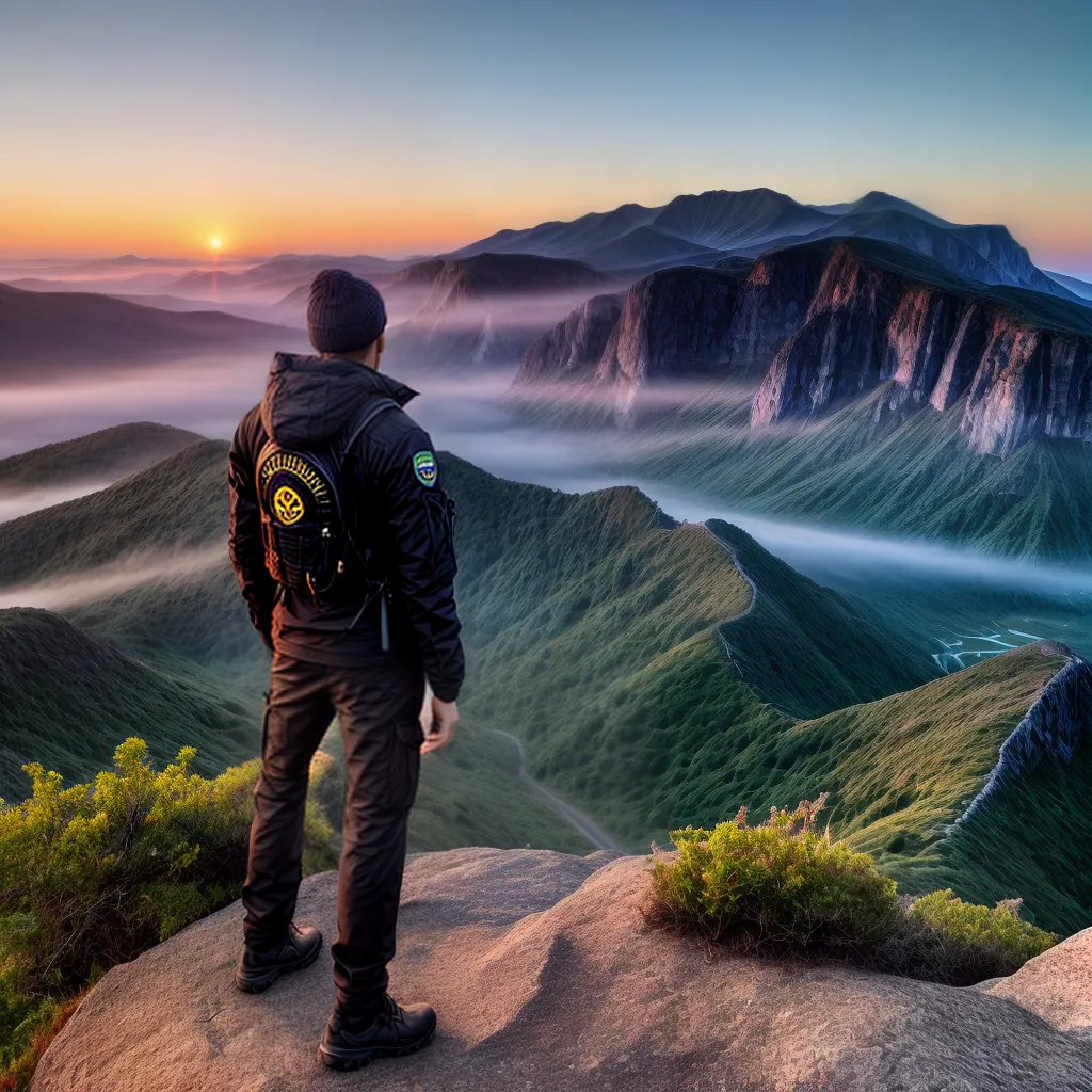 Descobrindo Elementos Essenciais nos Sonhos 3 Fotos sonho caminhada cume paisagem cores