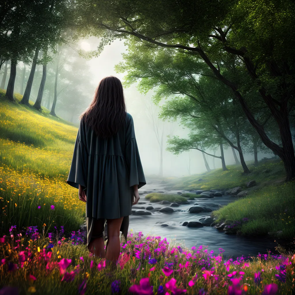 Flexível e Auditivo: Qual o significado de sonhar com música 2 Fotos sonho campo flores rio musica