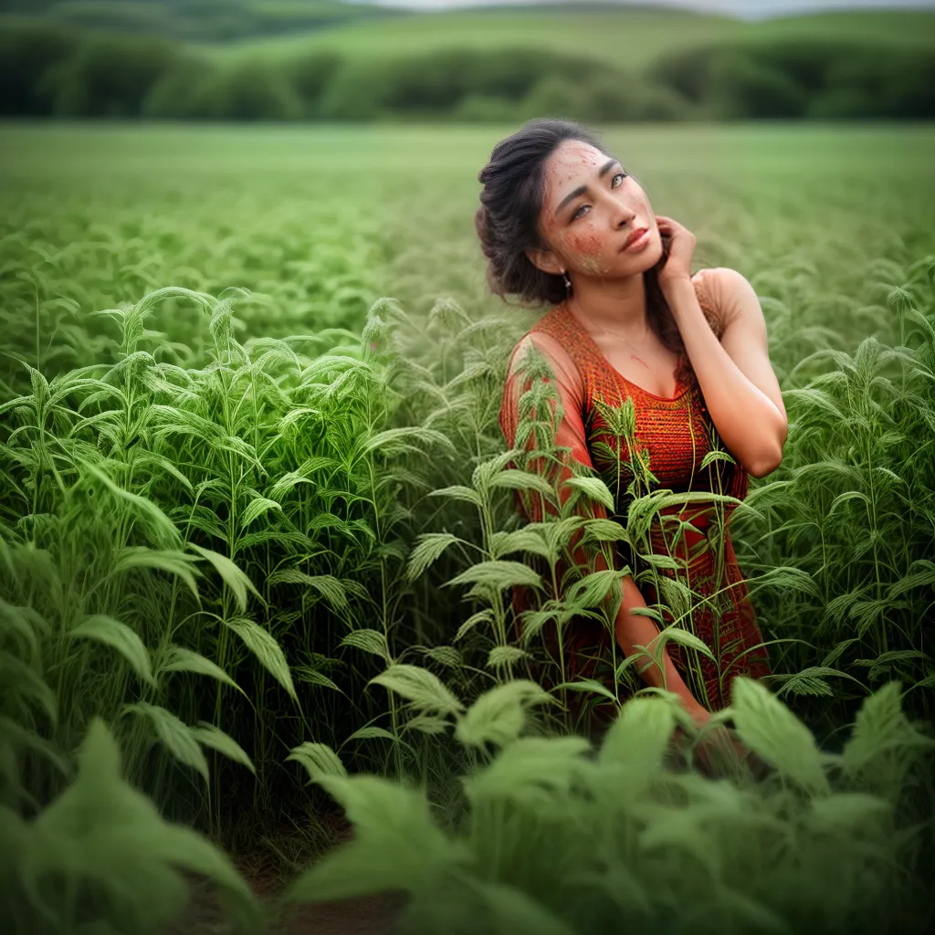 Fotos sonho campo urtiga pele dor