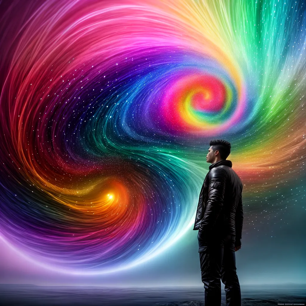 Fotos sonho caos vortex pensativo