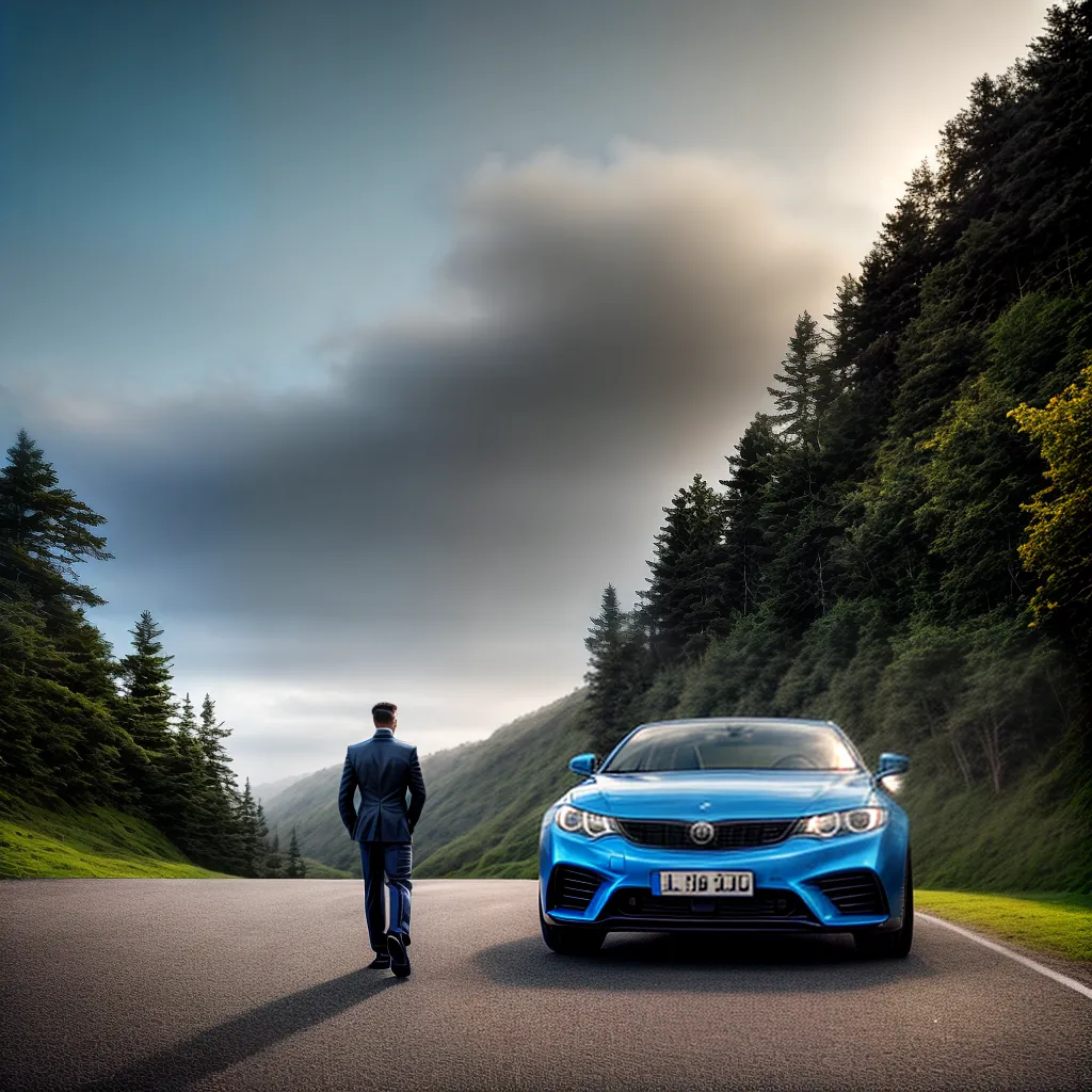 Fotos sonho carro chave ceu azul nuvens
