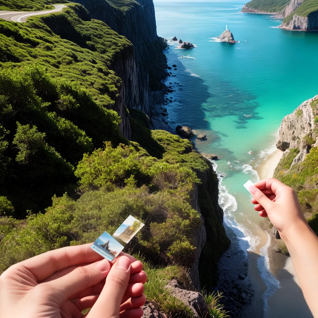 Fotos sonho cartao postal paisagem cliff