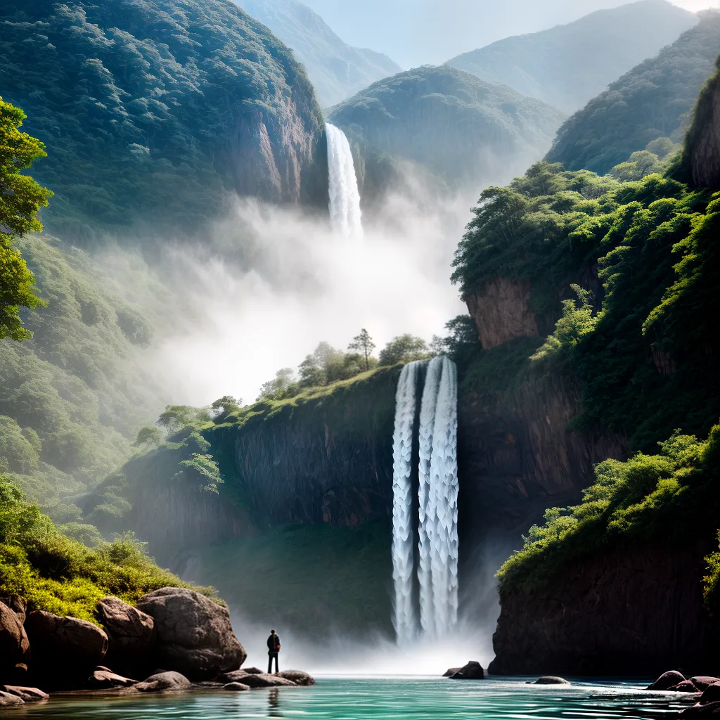 Fotos sonho cascata purificacao renovacao