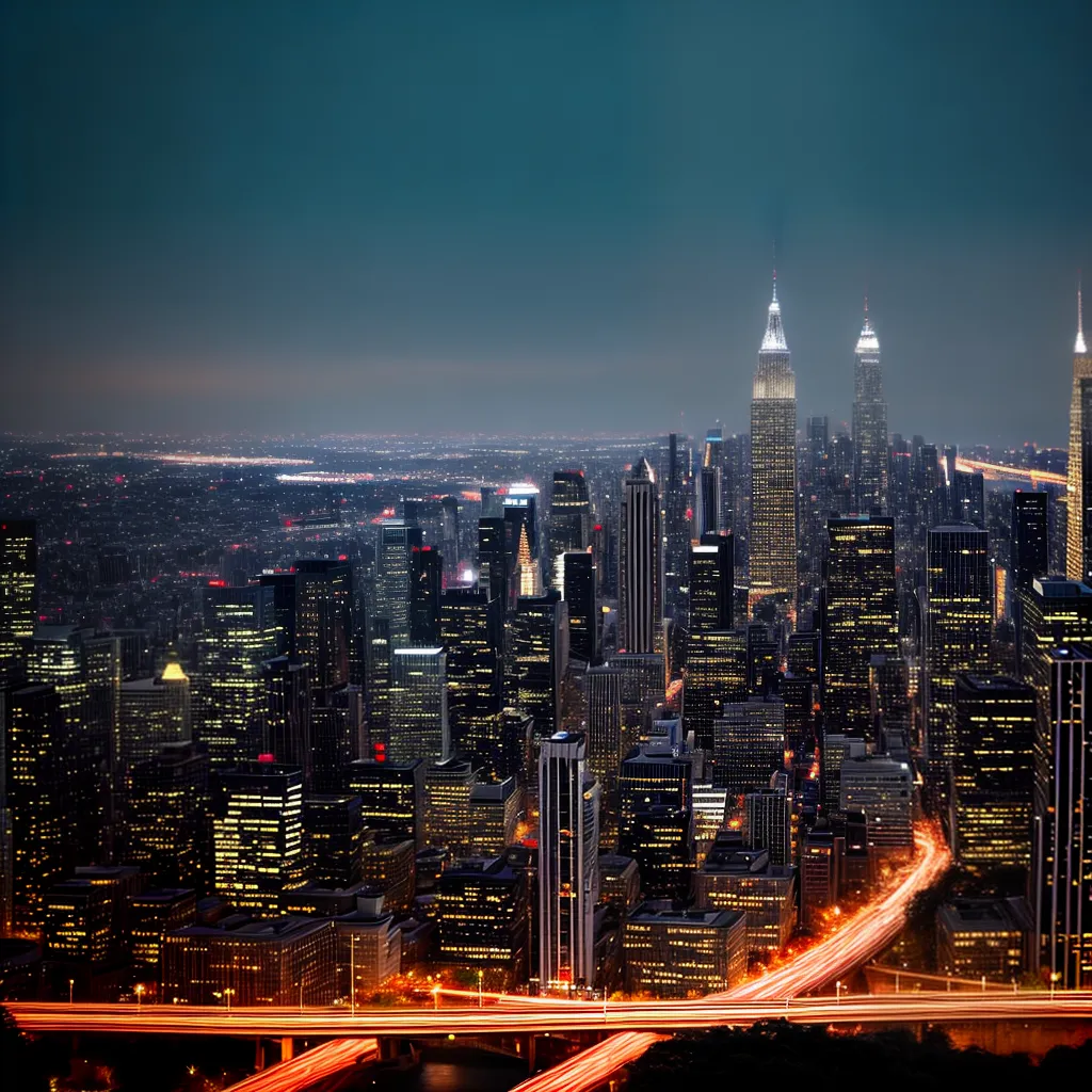 Fotos sonho cidade brilho noite