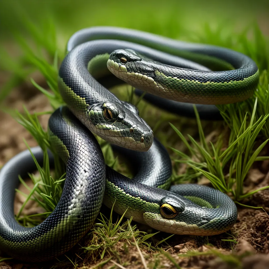 Serpentes em sonhos: interpretações e significados 6 Fotos sonho cobra campo grama verde