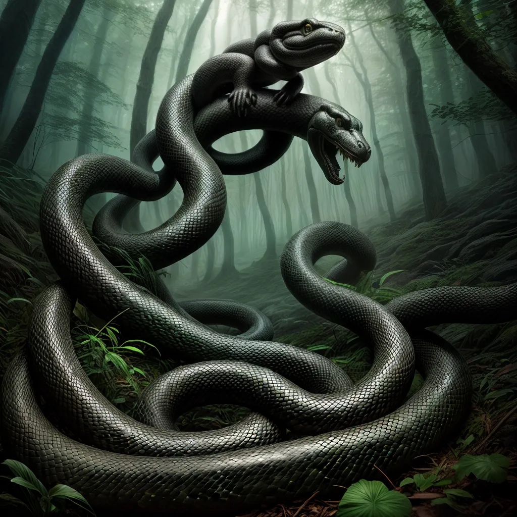 Fotos sonho cobra misterio floresta