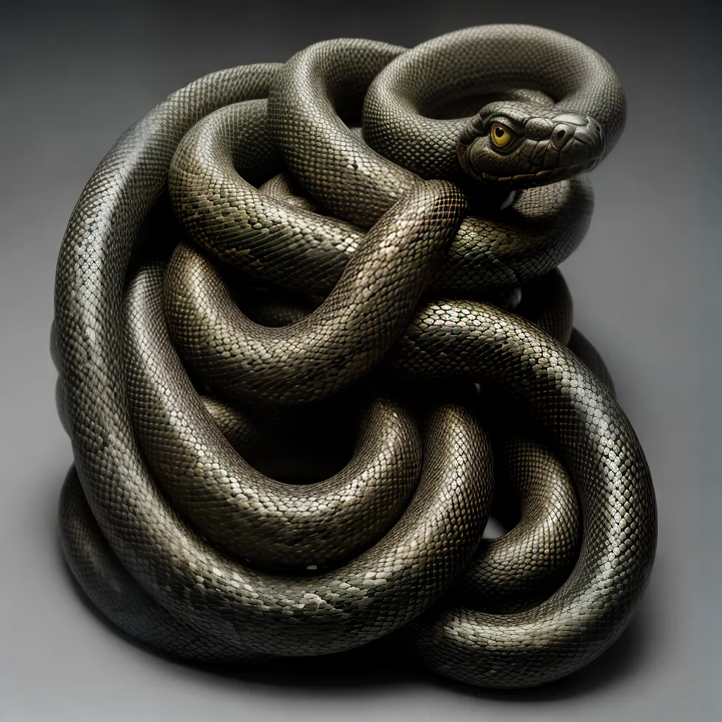 Qual o Significado de Sonhar com Cobra? 2 Fotos sonho cobra olhar brilho sombra