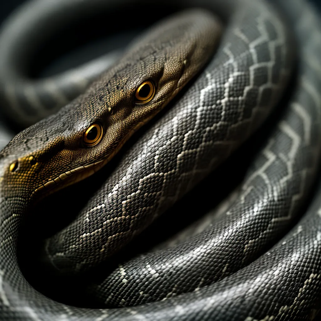 Fotos sonho cobra olhar misterioso 3