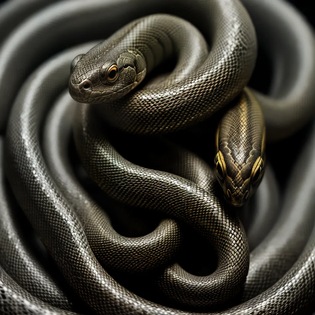 Fotos sonho cobra olhar misterioso
