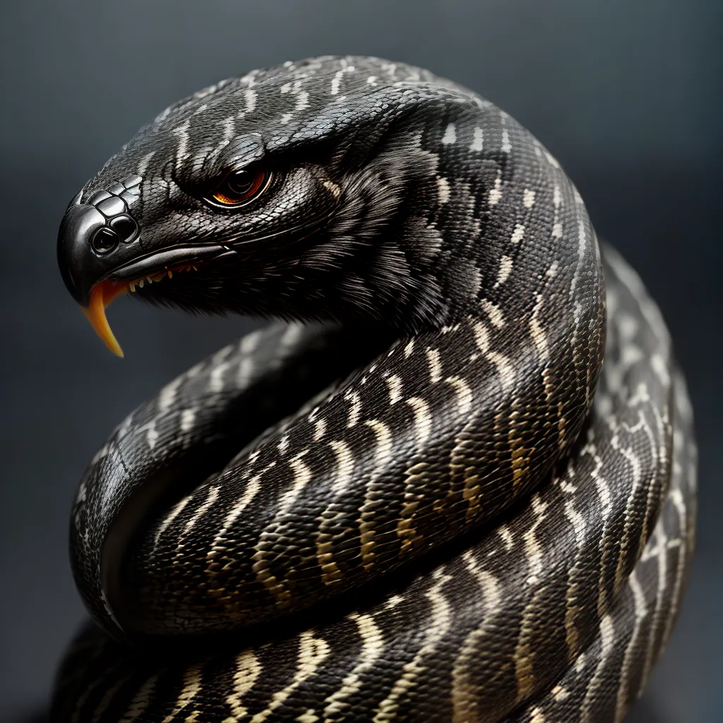 Fotos sonho cobra venenosa olhar perigoso