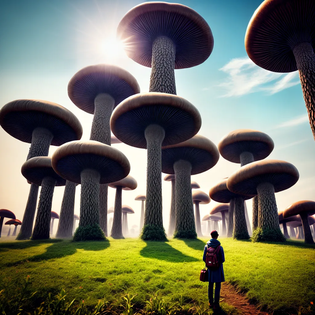 O Absurdo dos Sonhos: Qual o Significado de Sonhar com Coisas Incomuns 5 Fotos sonho cogumelos chapeus voadoras