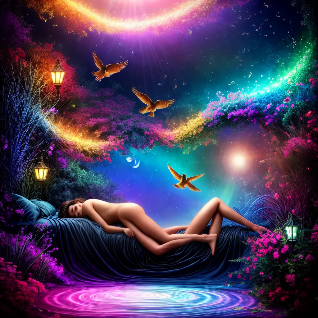 Galeria de Arte dos Sonhos: Interpretações e Significados 3 Fotos sonho colorido arte cama imagens