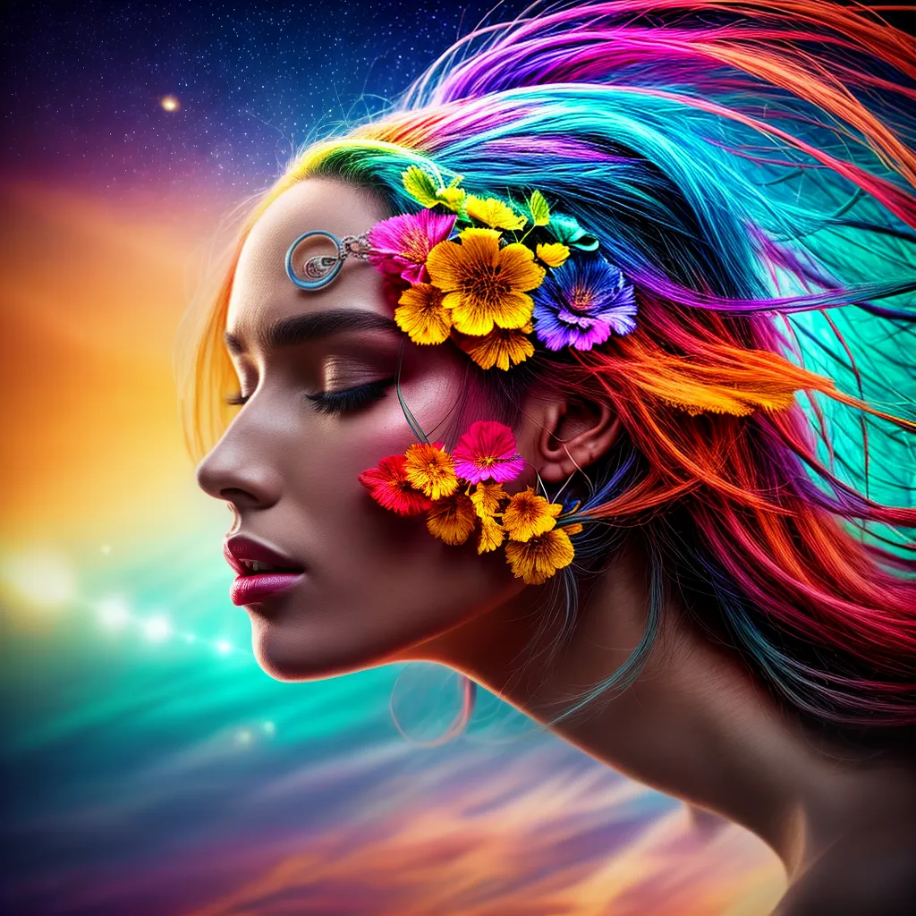 Saturação dos Sonhos: O que Significa Sonhar com Intensidade? 5 Fotos sonho colorido intenso imagens