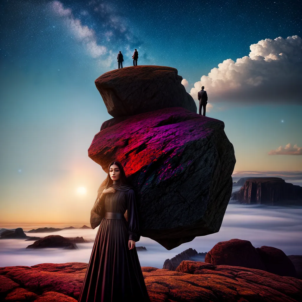 Maturidade dos Sonhos: Descubra a Plenitude no Mundo Onírico 2 Fotos sonho colorido paz chave lua